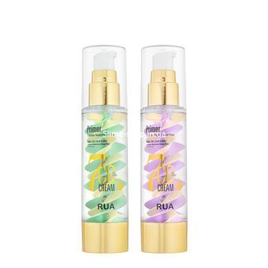 База под макияж двухцветная RUA 7 CC-cream Concealer Replenishment Primer 6004, 01 Ivory & Mint Green/Слоновая кость - Зеленая