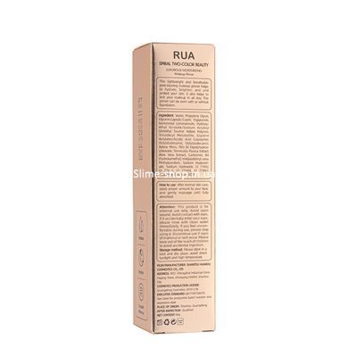 База под макияж двухцветная RUA 7 CC-cream Concealer Replenishment Primer 6004, 01 Ivory & Mint Green/Слоновая кость - Зеленая