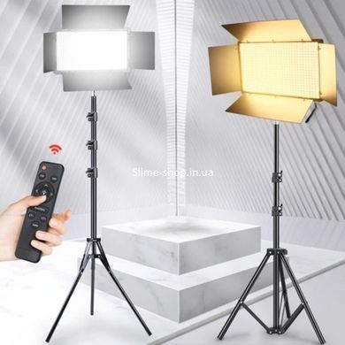 Видеосвет LED для профессиональной съемки RL-900, Светодиодная лампа для фото, EK-377 Блогерский свет