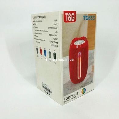 Блютуз-колонка с usb-портом TG653, Аккумуляторная bluetooth колонка, Переносная колонка LZ-567 для улицы