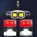 Головний ліхтар Bailong HX-816 2COB(white+red), Ліхтар на голову для бігу, AF-786 Ліхтарик налобник