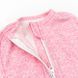 Европелюшка для малышей из интерлока 0-3м Melange is pink