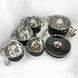 Набір посуду каструлі різних об'ємів 12 предметів ASTRA A-2512, KD-666