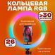 Кольцевая лампа tiktok RGB LED RING MJ26, Световое кольцо для телефона, Кольцевая лампа XI-544 для съемки