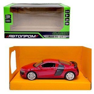 МАШИНА АВТОПРОМ (МЕТАЛЛИЧЕСКАЯ) Audi R8 GT (БОРДОВАЯ)