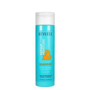 Шампунь для волос сухих, окрашенных, поврежденных, ломких Revuele Repair & Moisture Shampoo увлажняющий, 250 мл