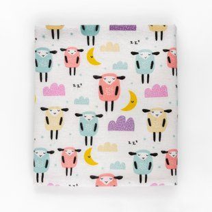Пеленка для новорожденных 80х100 Lamb