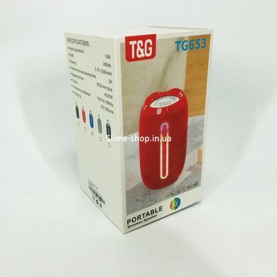 Музичні стовпчики для вулиці TG653, Колонка з функцією зарядки, Блютуз колонка ZS-560 з ремінцем
