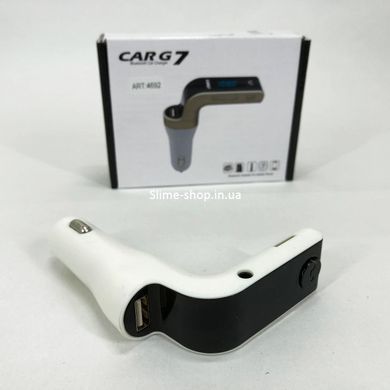 Адаптер в прикуриватель для флешки Car G7 FM, Fm модулятор usb, Модулятор MN-762 трансмиттер bluetooth