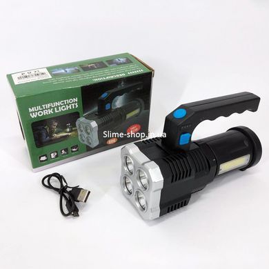 Фонарь для тактического использования BL-X510-4LED+COB, Фонарик полис, AW-560 Светодиодный фонарик