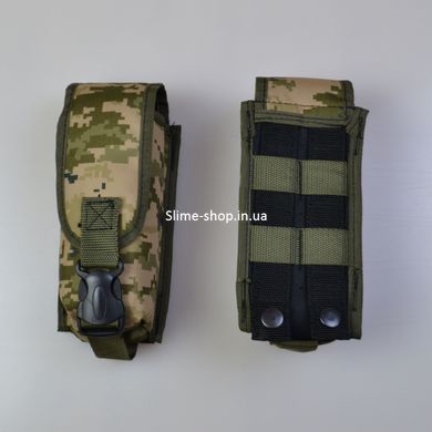 Подсумок на 2 магазина двойной из кордуры пиксель KX-241 MOLLE тактический