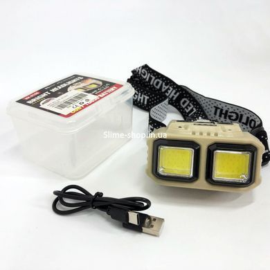 Мощный фонарик светодиодный на голову HX-816S 2COB(white+red), Налобный фанарь, Налобный фонарь AG-294 для сто
