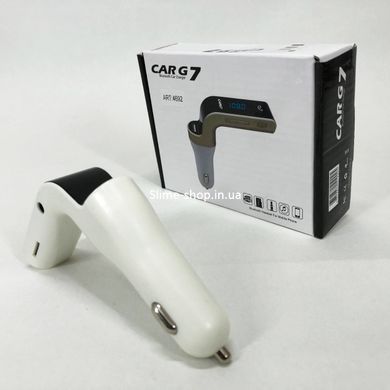 Адаптер в прикуриватель для флешки Car G7 FM, Fm модулятор usb, Модулятор MN-762 трансмиттер bluetooth
