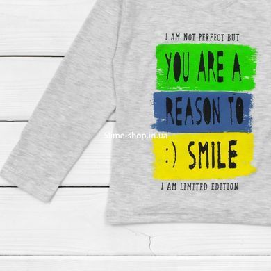 Футболка для мальчика с длинным рукавом Smile