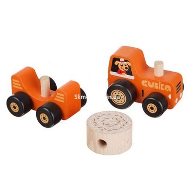 Деревʼяна іграшка "Трактор"/Wooden toy "Tractor"