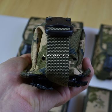 Подсумок на 2 магазина двойной из кордуры пиксель KX-241 MOLLE тактический