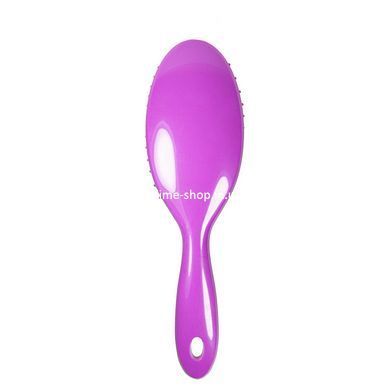 Расчёска для волос массажная пластиковая овальная Salon Professional Розовая