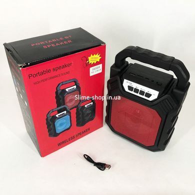Беспроводная портативная Bluetooth колонка YF-668BT. QM-338 Цвет: красный