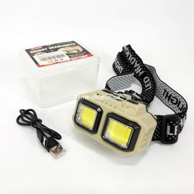 Мощный фонарик светодиодный на голову HX-816S 2COB(white+red), Налобный фанарь, Налобный фонарь AG-294 для сто