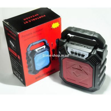Беспроводная портативная Bluetooth колонка YF-668BT. QM-338 Цвет: красный