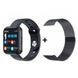 Смарт-годинник Smart Watch T88 Спортивний з пульсометром, тонометром, два браслети. WJ-472 Колір: чорний