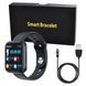 Смарт-годинник Smart Watch T88 Спортивний з пульсометром, тонометром, два браслети. WJ-472 Колір: чорний