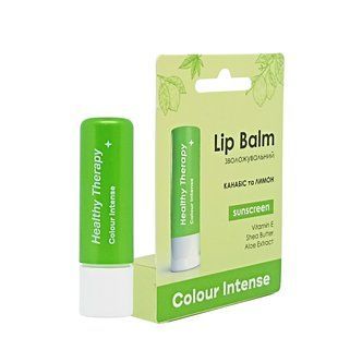 Бальзам для губ Colour Intense Healthy Therapy SPF15, № 01 Каннабис и Лимон