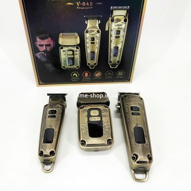 Практична машинка для стрижки волосся VGR V-642, Машинка для точної стрижки бороди XE-597 та волосся