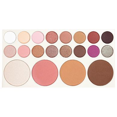 Палетка тіней для повік з хайлайтерами та контурингом DoDo Girl Make Up Studio 16 відтінків В
