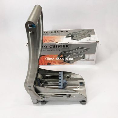 Ручная картофелерезка металлическая машинка Potato Chipper для нарезки картофеля OB-714 фри UN12-15
