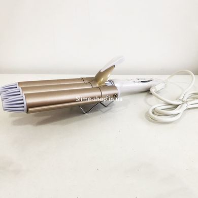 Щипці для завивки та випрямлення волосся GEMEI GM-1988-25, Гребінець щипці для волосся, Стайлер FX-904 для завивки