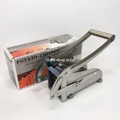 Ручная картофелерезка металлическая машинка Potato Chipper для нарезки картофеля OB-714 фри UN12-15