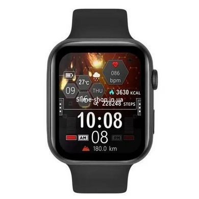 Розумний смарт годинник Smart Watch I7 PRO MAX з голосовим викликом тонометр пульсометр оксиметр. ZQ-883 Колір: темний