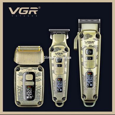 Практична машинка для стрижки волосся VGR V-642, Машинка для точної стрижки бороди XE-597 та волосся