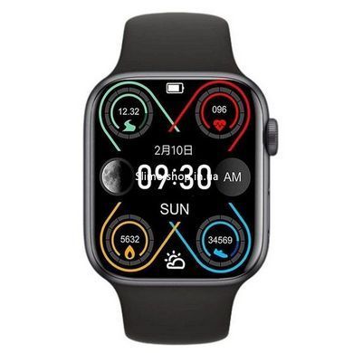 Розумний смарт годинник Smart Watch I7 PRO MAX з голосовим викликом тонометр пульсометр оксиметр. ZQ-883 Колір: темний