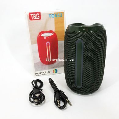 Беспроводная портативная колонка с ремешком TG653, Портативная колонка XM-355 с Bluetooth