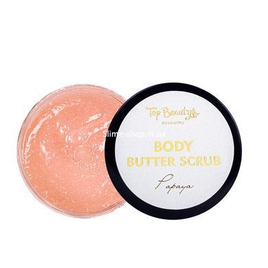 Скраб батер для тіла 2 в 1 Top Beauty Body Butter Scrub Papaya, 400 г