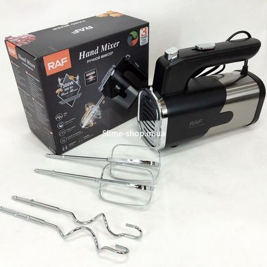 Кухонный ручной миксер хороший RAF R-6630 300 Вт, Кулинарный миксер, Миксер для взбивания яиц SJ-976 и крема