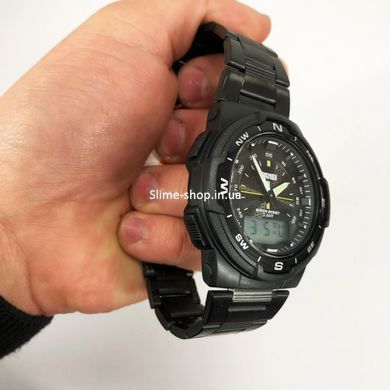 Часы спортивные SKMEI 1370BKWT, Часы тактические противоударные, Часы ER-649 кварцевые армейские