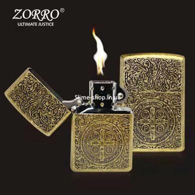 Оригинальная зажигалка в подарок Zorro HL-303, Необычная зажигалка, Зажигалка XF-257 в подарок