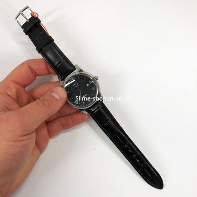 Солидные мужские часы SKMEI 9058LSIBKBK, Стильные повседневные мужские KJ-329 кварцевые часы