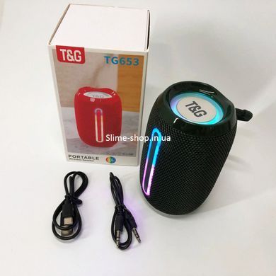 Беспроводная портативная колонка с ремешком TG653, Портативная колонка XM-355 с Bluetooth