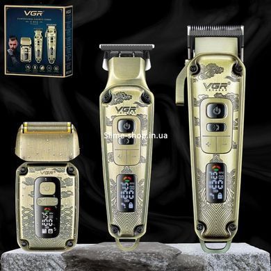 Практична машинка для стрижки волосся VGR V-642, Машинка для точної стрижки бороди XE-597 та волосся