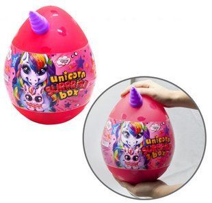 Іграшка-сюрприз "Unicorn Surprise Box", укр (малиновий)