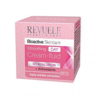 Дневной крем-флюид для лица от морщин SPF 15 Revuele Bioactive 3D Hyaluron Smoothing 50 мл