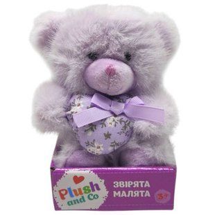 Мягкая игрушка "Plush and Co. МИШКА" (сиреневый) 13 см