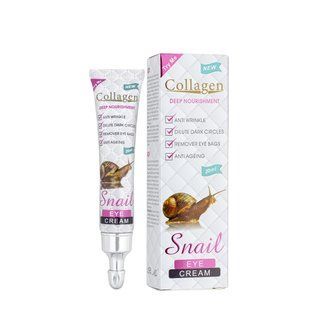 Крем для кожи вокруг глаз Collagen Snail антивозрастной с муцином улитки 20 мл PM6913