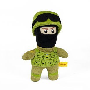 М'яка іграшка KidsQo солдат ЗСУ в балаклаві 25см (KD705)