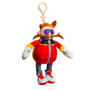 Мягкая игрушка на клипсе Sonic Prime &ndash; Доктор Эггман