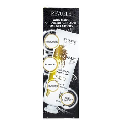 Маска для обличчя антивікова Revuele Gold Face Mask Lifting Effect Anti-Age 80 мл